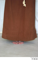  photos medieval monk in brown habit 1 Medieval clothing brown habit lower body monk 0011.jpg